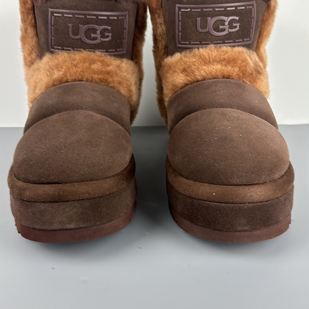 UGG Brown and Tan Winter Boots - Picture 2 of 10